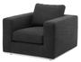 Casa Padrino Luxus Sessel Schwarz 94 x 100 x H. 76 cm - Hotel Sessel M�bel