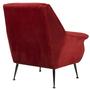 Casa Padrino Luxus Sessel Rot 88 x 80 x H. 91 cm - Designer Club M�bel