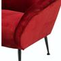 Casa Padrino Luxus Sessel Rot 88 x 80 x H. 91 cm - Designer Club M�bel