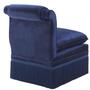 Casa Padrino Luxus Designer Sessel Blau 55 x 74 x H. 74 cm - Limited Edition