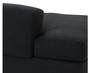 Casa Padrino Designer Sofa Schwarz Rechtsseitig 231 x 101 x H. 85 cm - Luxus Wohnzimmer M�bel