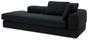 Casa Padrino Designer Sofa Schwarz Rechtsseitig 231 x 101 x H. 85 cm - Luxus Wohnzimmer M�bel