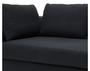 Casa Padrino Designer Sofa Schwarz Linksseitig 231 x 101 x H. 85 cm - Luxus Wohnzimmer M�bel