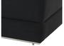 Casa Padrino Designer Sofa Schwarz Linksseitig 231 x 101 x H. 85 cm - Luxus Wohnzimmer M�bel