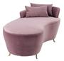 Casa Padrino Designer Sofa Lila 162 x 79 x H. 66 cm - Luxus M�bel