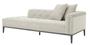 Casa Padrino Luxus Sofa Hellgrau Rechtsseitig 220 x 96 x H. 66 cm - Hotel M�bel