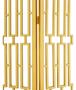 Casa Padrino Luxus Edelstahl Raumteiler Gold 200 x H. 225 cm - Limited Edition
