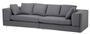 Casa Padrino Sofa Grau 290 x 111 x H. 80 cm - Luxus Kollektion 