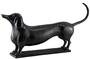 Casa Padrino Designer Bronzefigur Dachshund 46 x 8 x H. 23 cm - Luxus Qualit�t