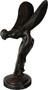Anmutende Bronze Figur Skulptur auf Marmorsockel Lady with Wings aus der Luxus Kollektion von Casa Padrino - Spirit of Ecstasy 