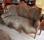 Barock Sofa Garnitur King Hellbraun/Braun