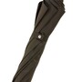 Brauner Regenschirm mit Kaninchengriff f�r Herren - Automatische �ffnung - 100% Polyester - Griff aus Acetat - Handmade in Italy