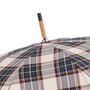 Brauner Tartan-Regenschirm f�r Herren - Handmade in Italy