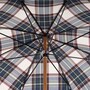 Brauner Tartan-Regenschirm f�r Herren - Handmade in Italy