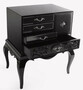 CPBlack Luxus Barock Nachtkommode - Prunkvoller Mahagoni Nachttisch - Barock Schlafzimmer M�bel - Erstklassische Qualit�t