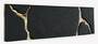 CPBlack Luxus Bett-Kopfteil by Casa Padrino Schwarz / Gold