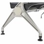 Casa Padrino 3er Besucherbank / Wartezimmerbank Schwarz / Grau 180 cm - Wartezimmer M�bel