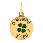 Casa Padrino Anh�nger Die Welt Geh�rt Ihnen aus 19,2Kt Gold