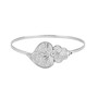 Casa Padrino Armband Armreif Herz von Viana aus Sterlingsilber