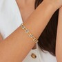 Casa Padrino Armband Caramujos aus Vergoldetem Silber