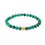 Casa Padrino Armband Conta de Viana aus 19,2Kt Gold mit Malachit