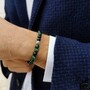 Casa Padrino Armband Conta de Viana aus Silber und Gr�nem Tigerauge