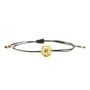 Casa Padrino Armband Conta de Viana aus Vergoldetem Silber mit Kordel