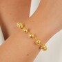 Casa Padrino Armband Contas de Viana aus Vergoldetem Silber