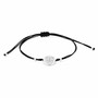 Casa Padrino Armband Escudo aus Sterlingsilber mit Kordel