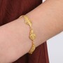 Casa Padrino Armband F�nf Herzen von Viana aus Vergoldetem Silber