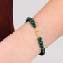 Casa Padrino Armband Herz von Viana aus 19,2Kt Gold mit Malachit