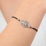 Casa Padrino Armband Herz von Viana aus Sterlingsilber mit Kordel