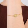 Casa Padrino Armband Herz von Viana aus Vergoldetem Silber