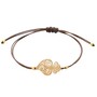 Casa Padrino Armband Herz von Viana aus Vergoldetem Silber mit Kordel