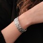 Casa Padrino Armband Herzen aus Sterlingsilber