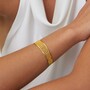 Casa Padrino Armband Kreise aus Vergoldetem Silber