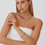 Casa Padrino Armband Riviera Bergkristall aus Silber und Gold
