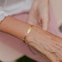 Casa Padrino Armband Unsere Liebe Frau von F�tima aus Vergoldetem Silber mit Kordel