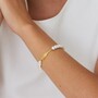 Casa Padrino Armband Unsere Liebe Frau von F�tima aus Vergoldetem Silber mit Perlen