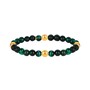 Casa Padrino Armband vier Contas de Viana Gr�n aus Vergoldetem Silber