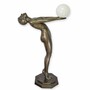 Casa Padrino Art Deco Bronze Stehleuchte Bronze / Wei� H. 150 cm - Art Deco Leuchten 