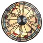 Casa Padrino Art Deco Tiffany Deckenleuchte Bunt  40 cm - Tiffany Leuchten