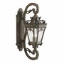 Casa Padrino Barock Au�enwandleuchte Antik Bronze H. 95,9 cm - Au�enbeleuchtung
