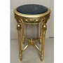 Casa Padrino Barock Beistelltisch Gold / Schwarz  45 x H. 72 cm - Barock M�bel