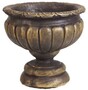 Casa Padrino Barock Blumentopf Antik Gold  43 x H. 41 cm 