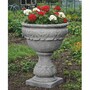 Casa Padrino Barock Blumentopf Grau  53 x H. 80 cm - Barock Garten Deko