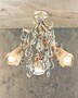 Casa Padrino Barock Deckenleuchte  42 x H. 40 cm 3-flammig - Handgefertigte Leuchte aus Italien - Barock Leuchten 