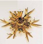Casa Padrino Barock Deckenleuchte Gold  54 x T. 18 cm 6-flammig - Handgefertigte Leuchte aus Italien - Barock Leuchten 