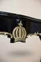 Casa Padrino Barock Esstisch Pomp��s von Harald Gl��ckler, Schwarz / Gold, 200 x 90 x 80 cm