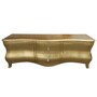 Casa Padrino Barock Fernsehkommode Gold Antik-Look 173 cm - Fernsehschrank - Sideboard